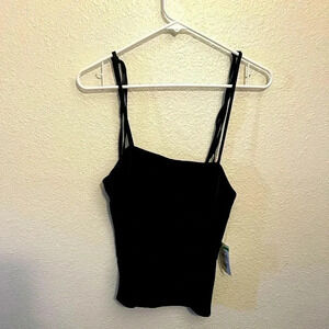 Top shop black tank top size 4 NWT